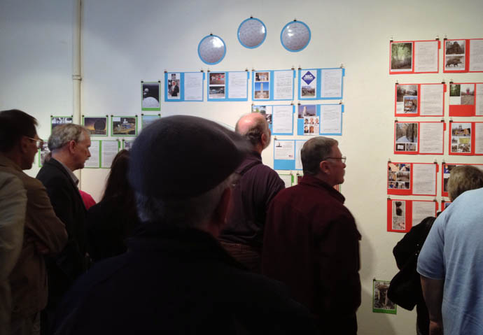 Field Station Berlin veterans at the Teufelsberg Exhibit at the Werkstadt Gallery