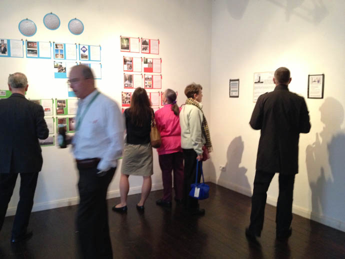 Field Station Berlin veterans at the exhibition at the Werkstadt Gallery